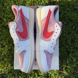 Travis Scott Jordan 1 Low University Red| Nike Sneakers | Brand New