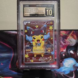 Cgc Prestine 10 Poncho Charizard X 