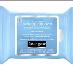 3  Pack  Of  Make Up Remover Wipes Neutrogena 