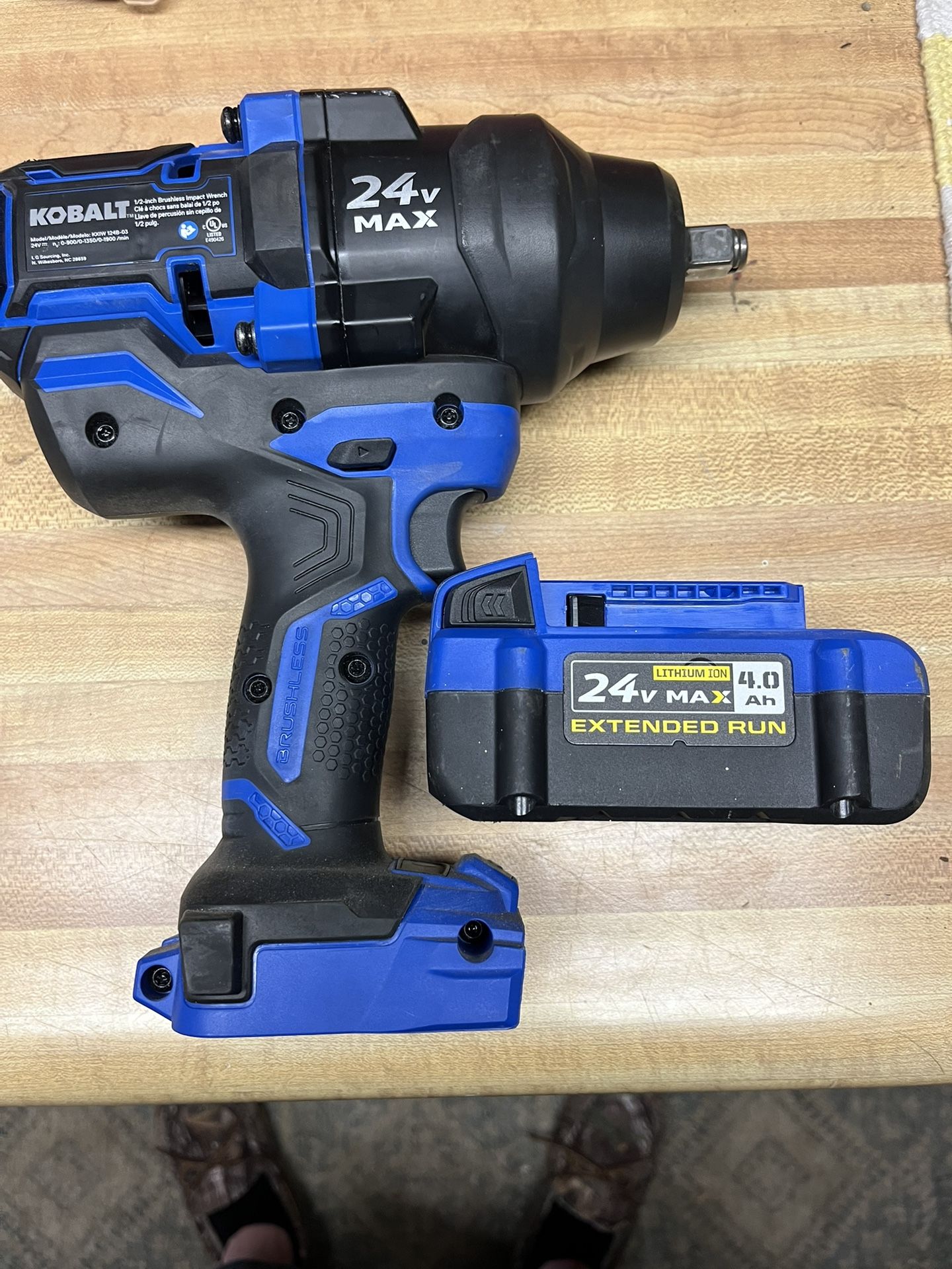 Kobalt Next Gen 24 volt Variable Brushless 1/2 in Drive...