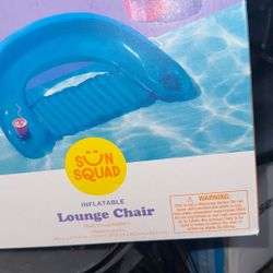 4 Ft Long Lounge Chair Sun Squad For Summer Swimming 