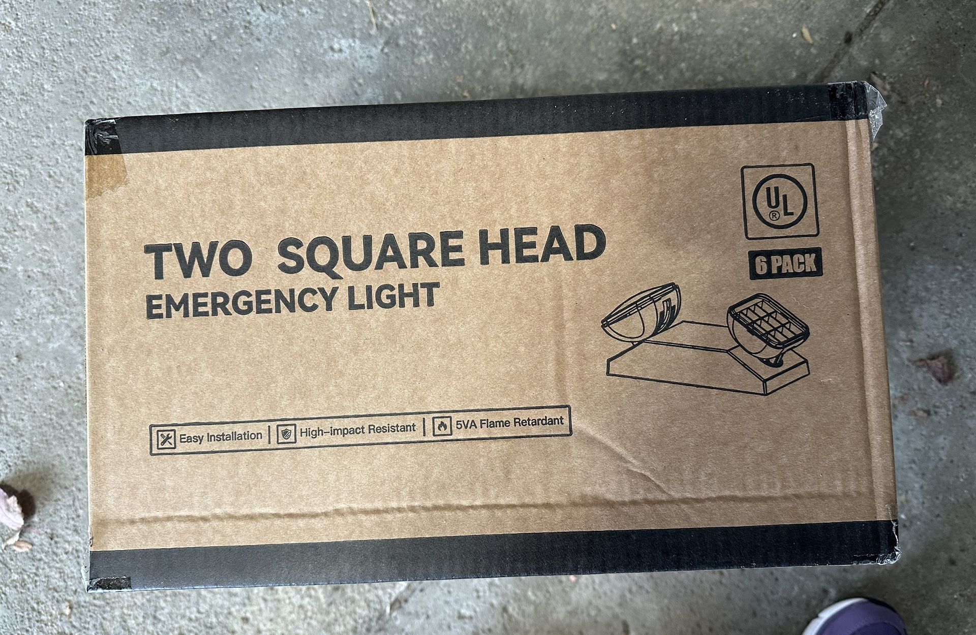 6 Pack Emergency lights 