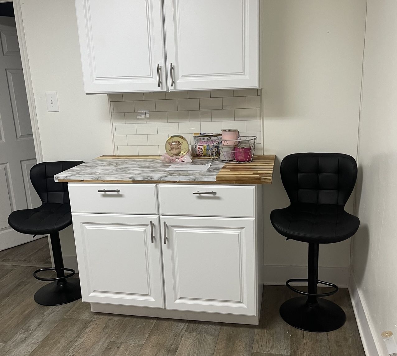 Black Bar Stool ( Set Of 2)