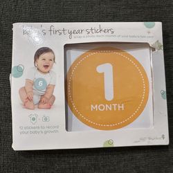 Baby Milestone Monthly Stickers