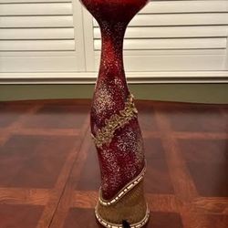 Beautiful, Red Candle Holder