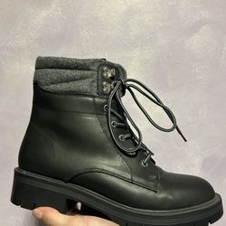 Black Leather Boots