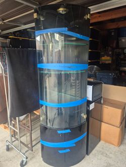 Tall Corner Display/Storage Cabinet LAST CALL