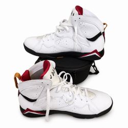 Nike Air Jordan 7 Retro Cardinal CU9307-106 White Red Black Men's Sneaker 11.5