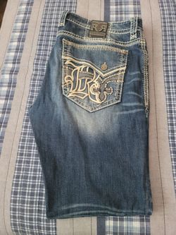 Men's Rock Revival Jeans Size 44x30 $40 Pickup In Oakdale