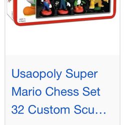 Super Mario Bros. Chess  Set Collectors Edition