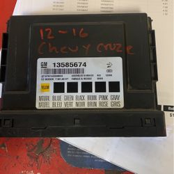 Body Control Module Chevy Cruze