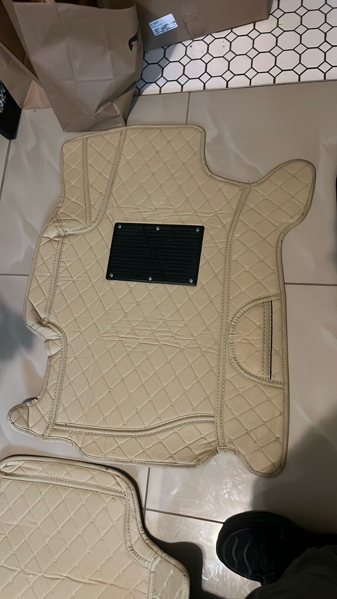 2003-2007 Accord Coupe Floor Mats diamond stitch pattern