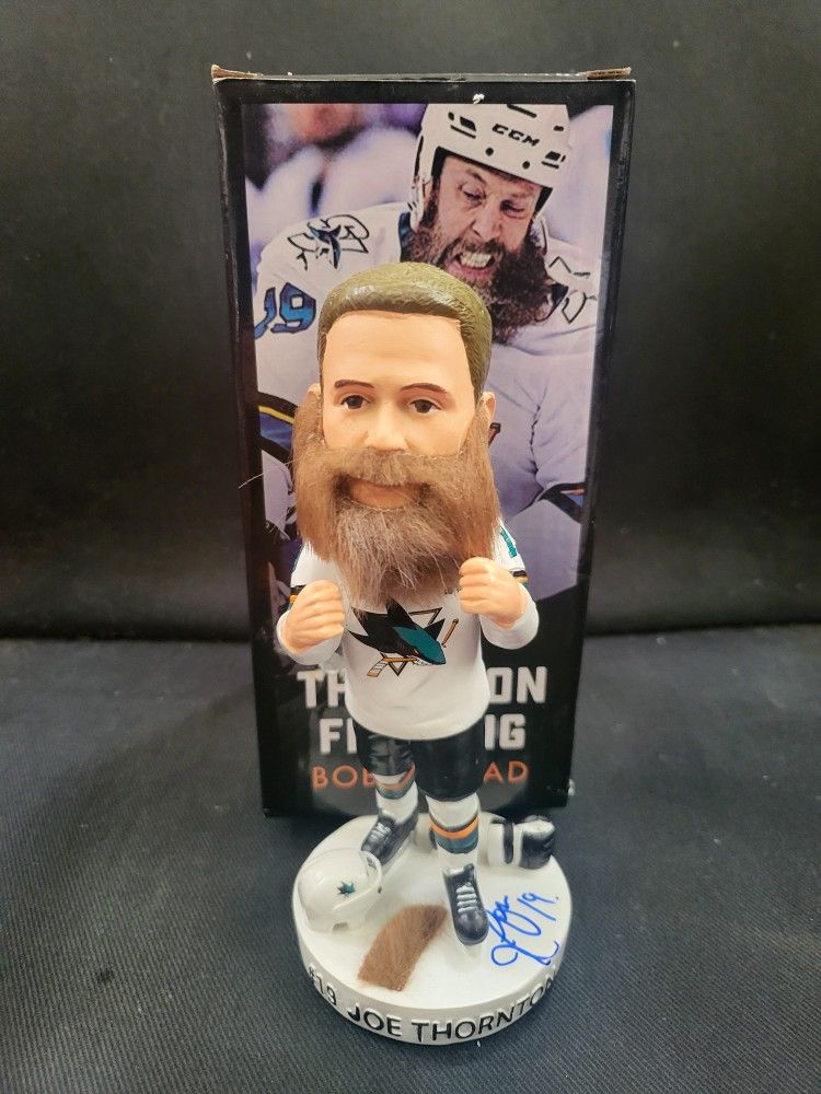 Joe Thornton signed bobblehead
