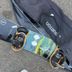 Snowboard And Bag