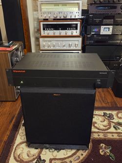 Subwoofer + subwoofer amplifier - PLEASE READ
