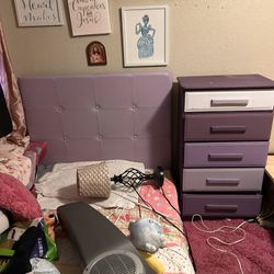 Full Size Bed End Dresser