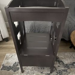 Kids stair ladder stool wood safety