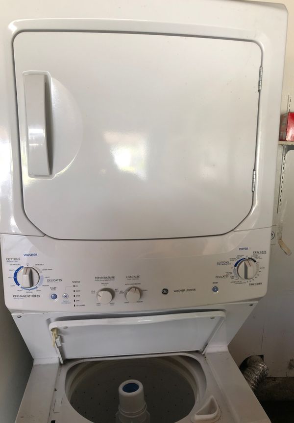 GE STACKABLE WASHER AND DRYER 220v ) for Sale in Riverside, CA OfferUp