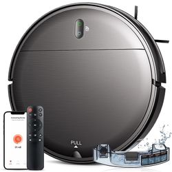 MAMNV Robot Vacuum and Mop Combo, WiFi/App, Robotic Vacuum Cleaner with Schedule, 2 in 1 Mopping Robot Vacuum with Watertank and Dustbin, Self-Chargin