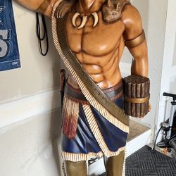 Toscano Cigar Store Indian Statue 