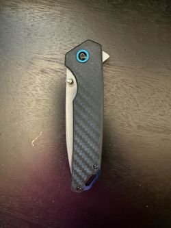 SIGMA Carbon fiber pocket knife NEW
