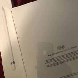 Apple iPad 8th generation cellular + wifi 128gb $550 with Apple Pencil $100 for sale for $650 or trade for iPhone 15 Pro Max