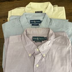3 Ralph Lauren Shirts XL