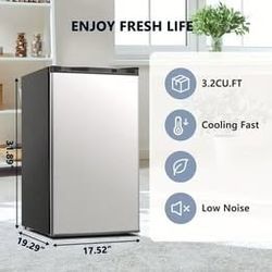 Brand New 3.2 Cubic Foot Fridge