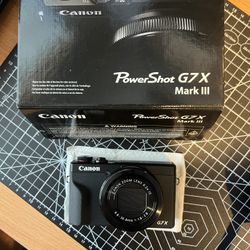 Canon Powershot G7x Mark III  20.1 MP Black Digital Camera