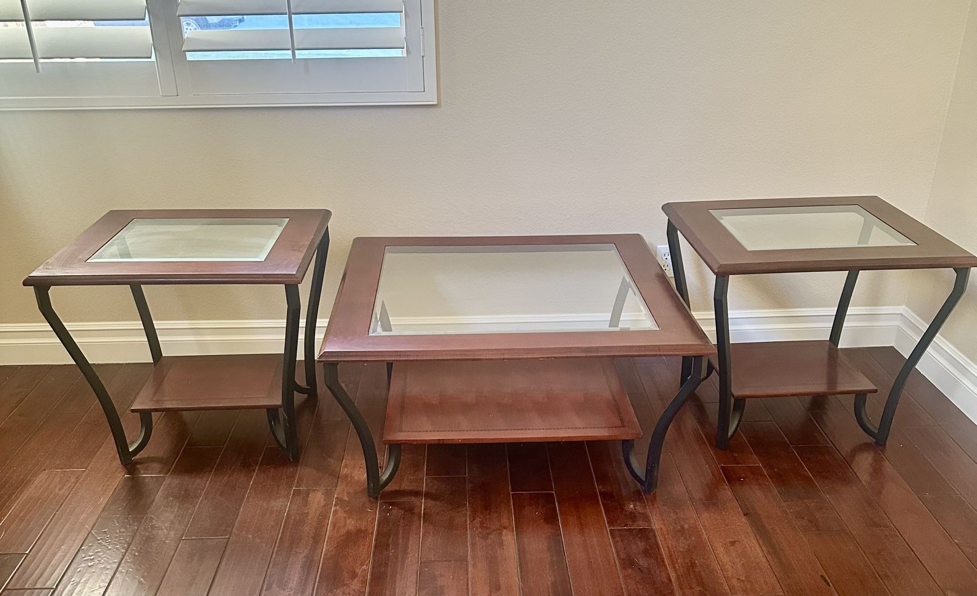 Coffee Table And 2 Matching End Tables