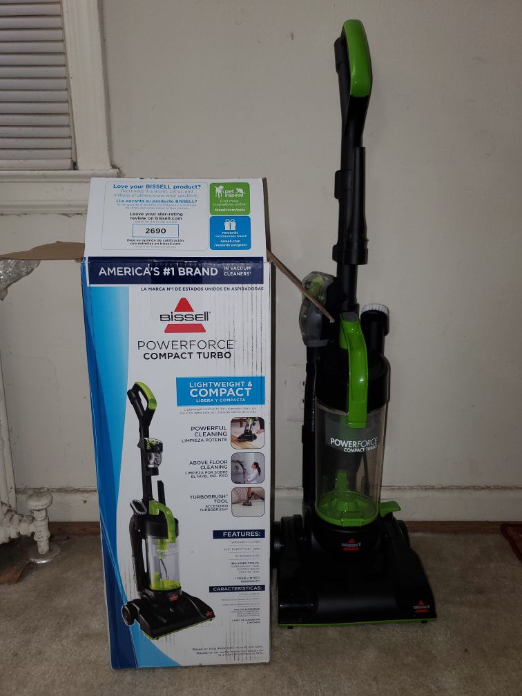 Bissell power force compact turbo vacuum