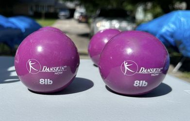 DANSKIN NOW 8 LB. HAND WEIGHTS