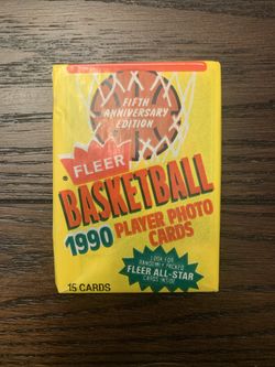 Lot Of 70 Fleer 1990 Basketball NBA Sealed Wax Packs