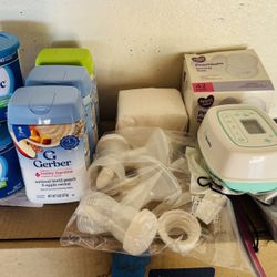 Breast Bump, Cereal, Milk And Nursing Pads 