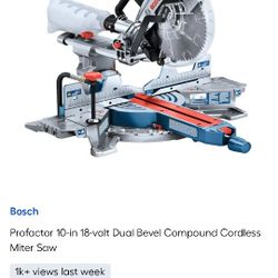 Bosch GCM18V-10SDN Professional
PROFACTOR 18V Dual Bevel Compound Sliding Miter Saw