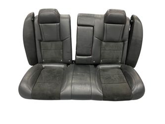 05-10 Dodge Charger SRT8 6.1L  REAR LEATHER SUEDE SEATS  Black with Red Stiches