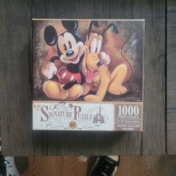 Disney Signature Puzzle Pluto The Pup 85th Anniversary 