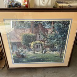 The Unpretentious Garden Large Print In Frame