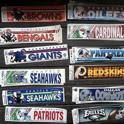 NFL , NBA , NHL Stickers 