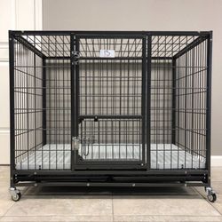 Brand New 43” Stackable Heavy Duty Dog Kennel With Dura Floors 