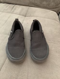 VANS Kids Classic Slip On Shoes Black 13