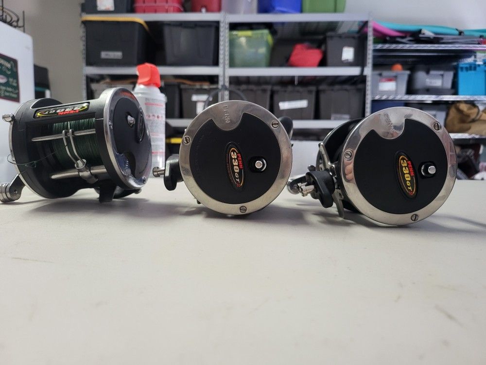 Fishing Rods and Reels-Deep Sea-Catfish-Penn 330 and Penn 345