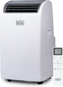 BLACK+DECKER 12,000 BTU Smart Portable Air Conditioner – White