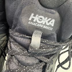 Hoka Anacapa Breeze Men’s black boots size 9