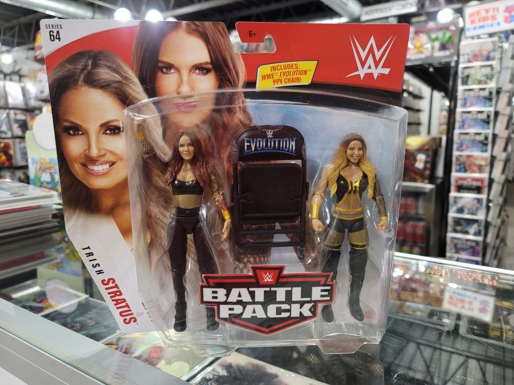 Trish Stratus & Lita WWE Battle Pack Series 64 Action Figure 