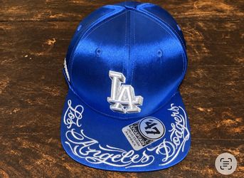 Mister Cartoon × ’47 Dodgers Ohtani #17 Blue Satin Hat — New With Tags