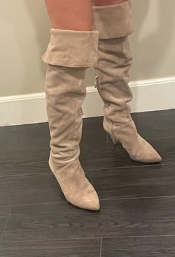 Suede Tall Boots 