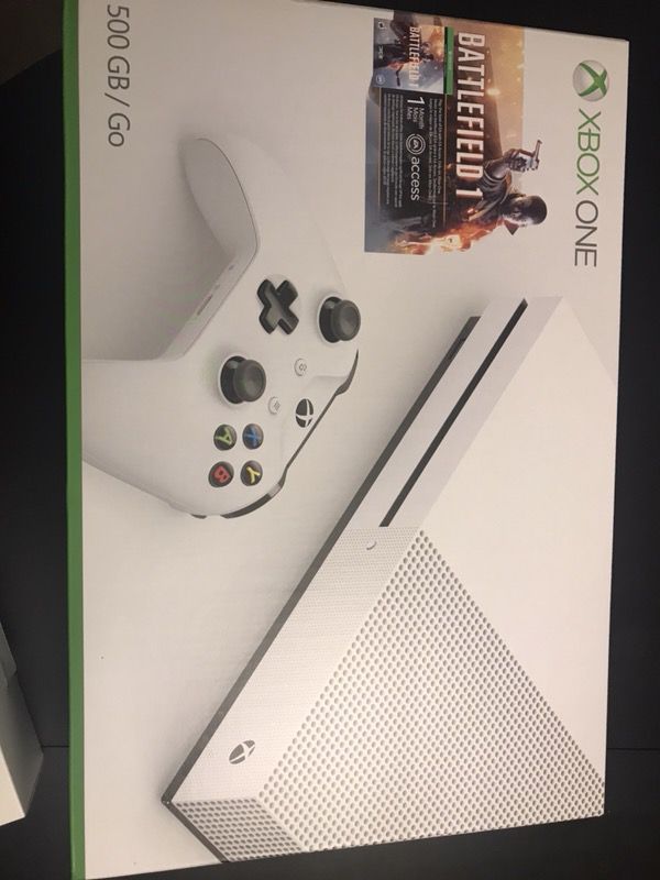 Xbox One S 500 GB Battlefield with extra wireless controller