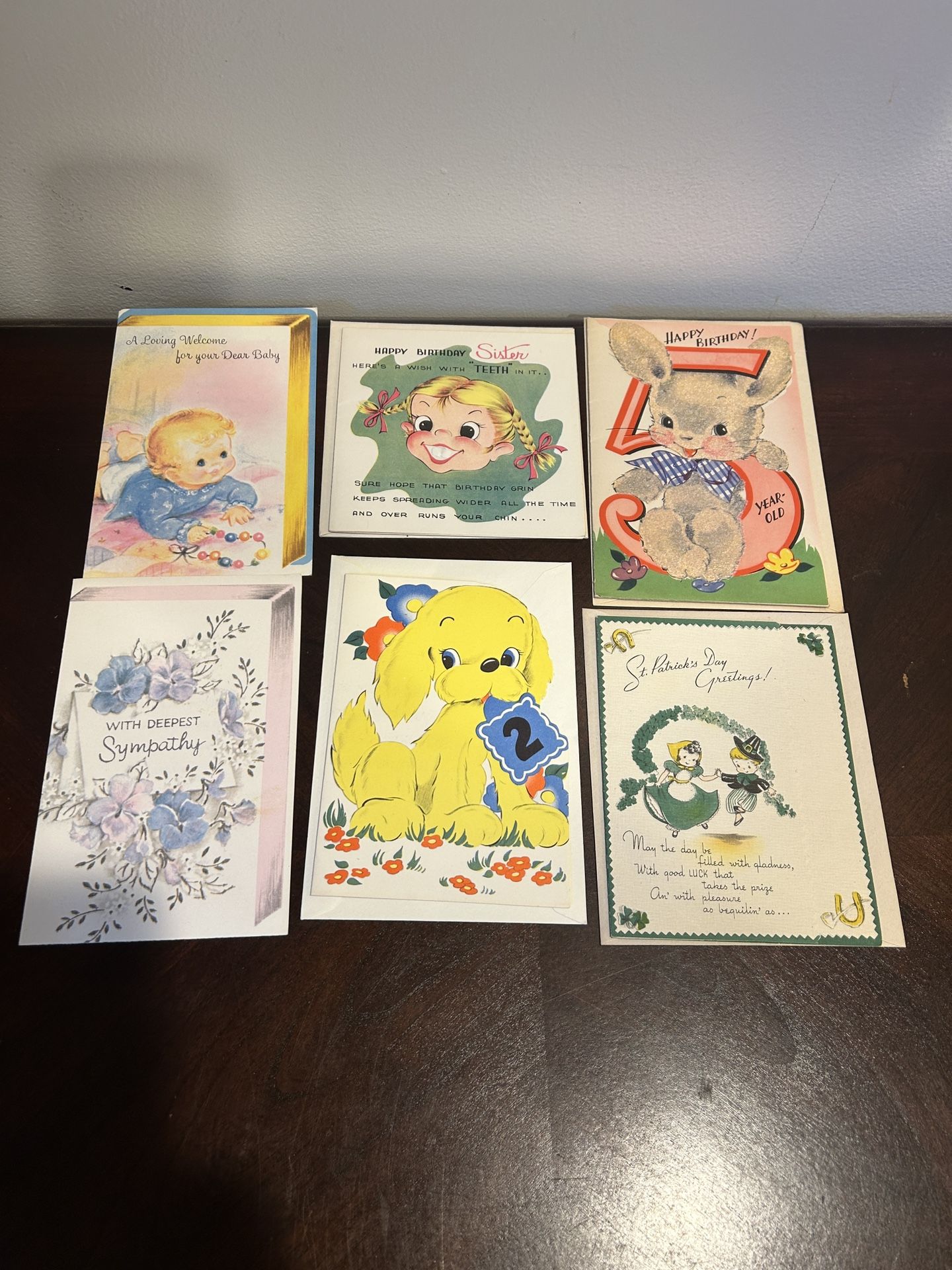 Vintage Greeting Card Lot-6