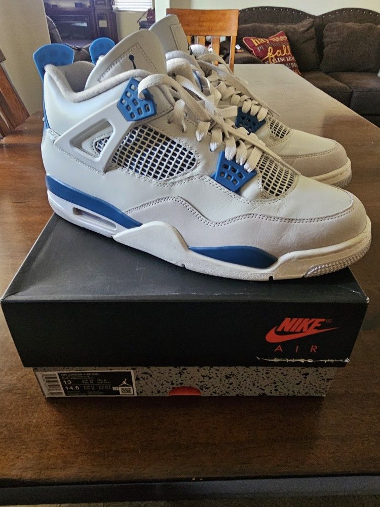 Air Jordan 4s Military Blues Size 13 Mens